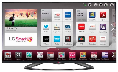 LG 47LA660V 2013 nowy! Telewizor z obsługą 3D i Smart TV przyjmuje sygnał cyfrowy DVB-T2, może współpracować z anteną satelitarną bez dekodera